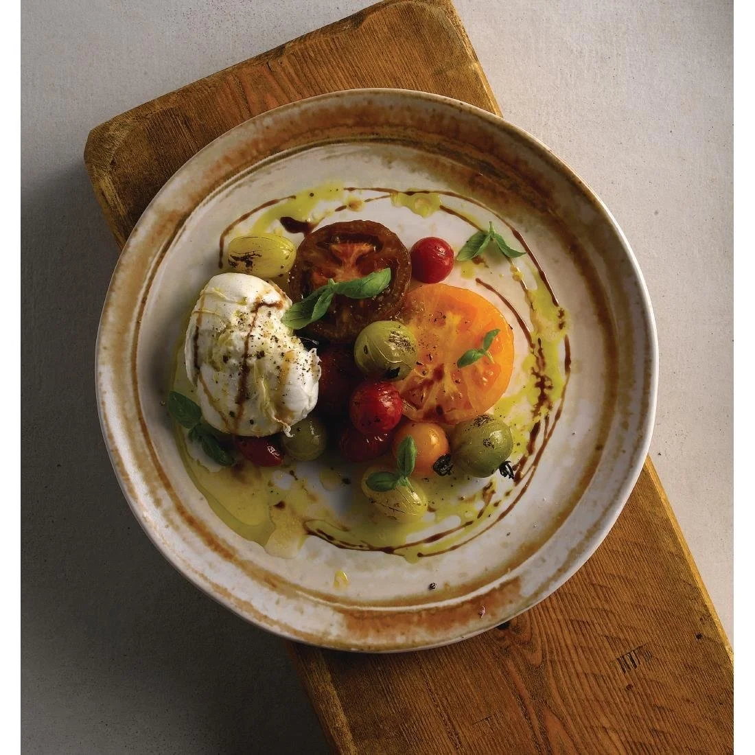 Dudson Finca Sandstone Organic Coupe Plates 230mm (12 Pack) - Image 3
