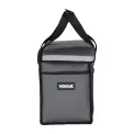 Vogue Insulated Top Loading Delivery Bag Grey 330x230x330mm - Image 3