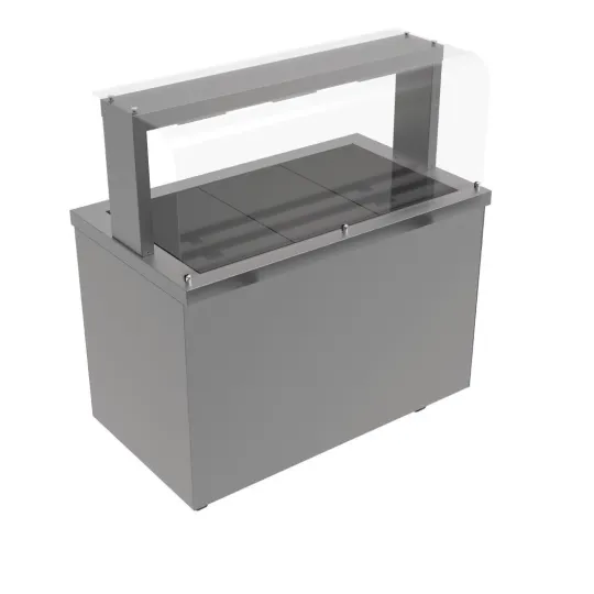 Falcon Hot Cupboard Servery Counter with Gantry FC3