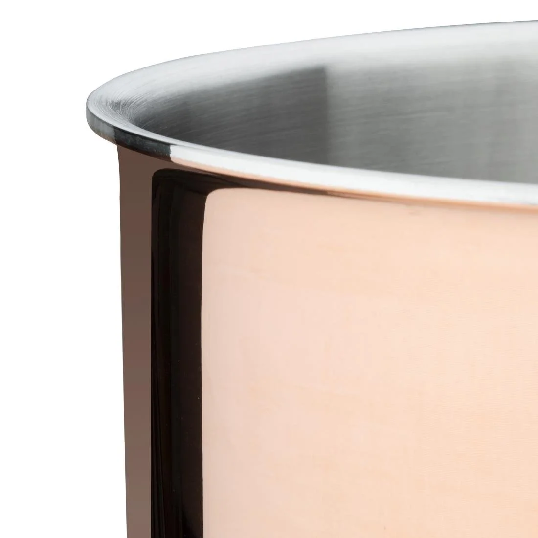 Vogue Copper Tri-Wall Saucepan 20cm - Image 4