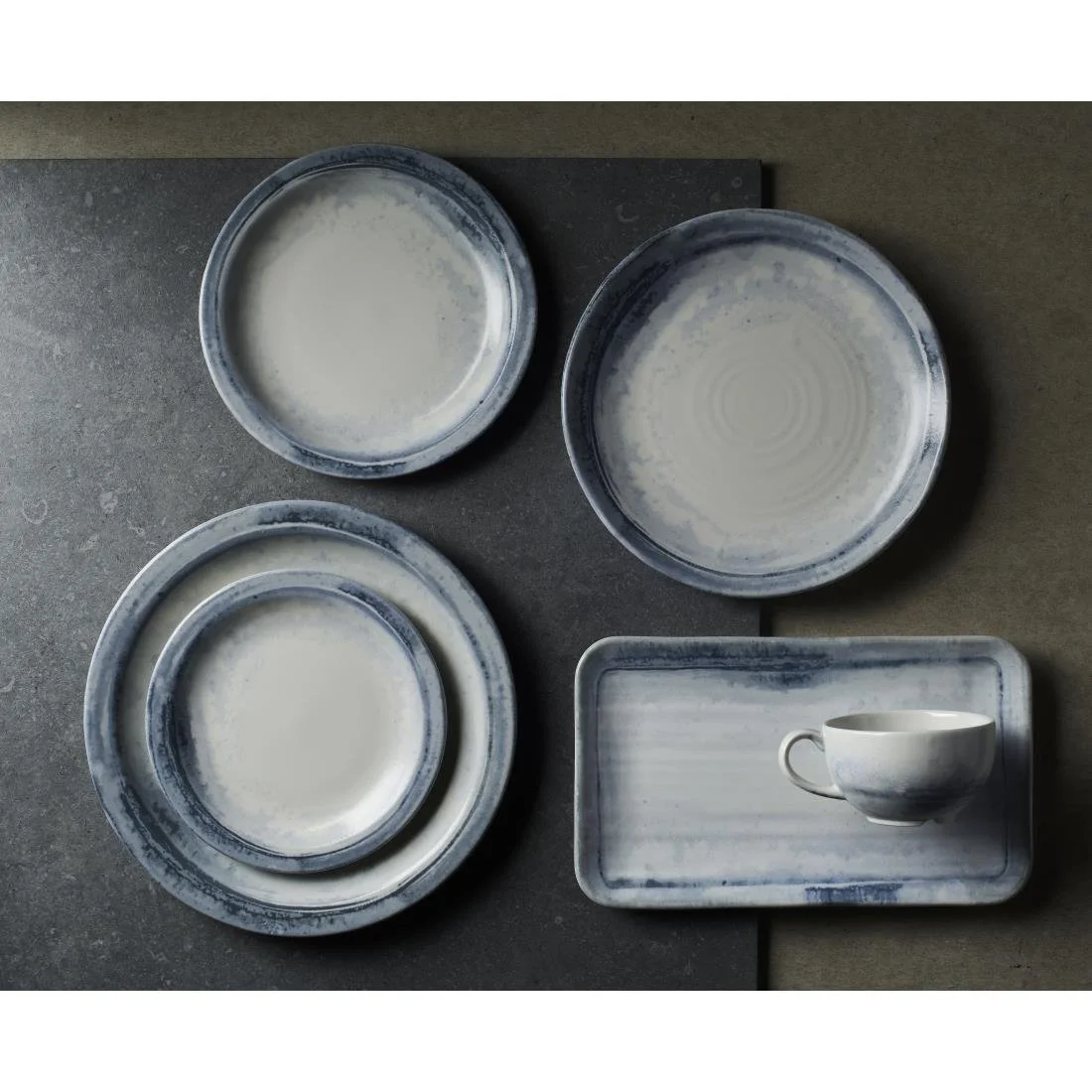 Dudson Makers Finca Nova Plates Limestone 280mm (12 Pack) - Image 2