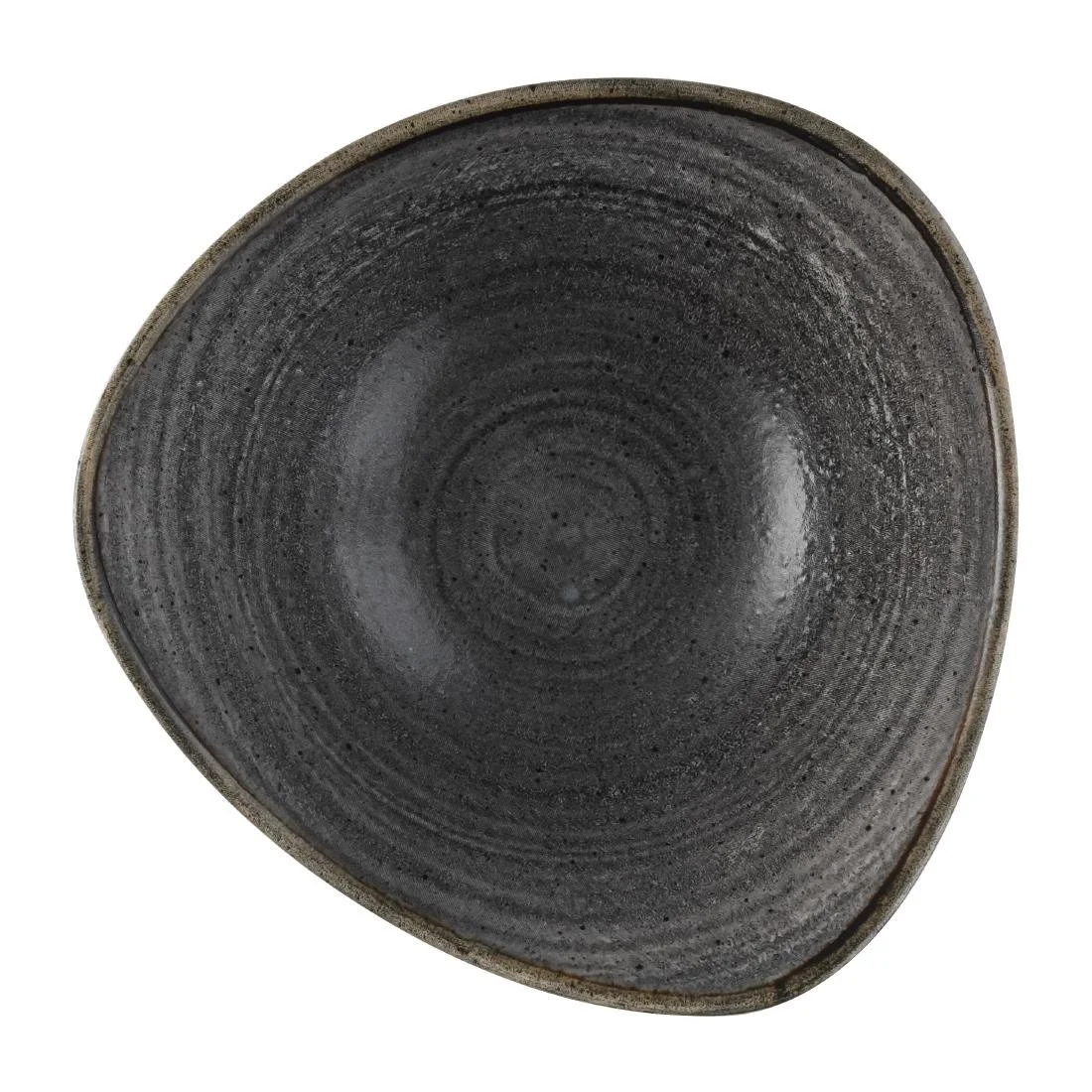 Churchill Stonecast Raw Lotus Bowls Black 178mm (12 Pack) - Image 3