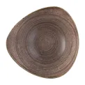 Churchill Stonecast Raw Lotus Plate Brown 229mm (12 Pack) - Image 1