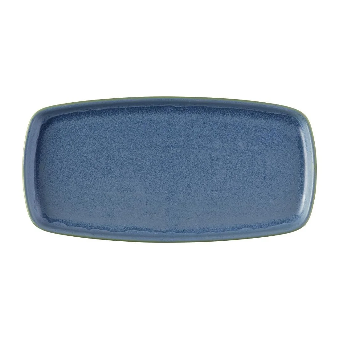 Churchill Emerge Oslo Blue Oblong Plates 287x146mm (6 Pack) - Image 1