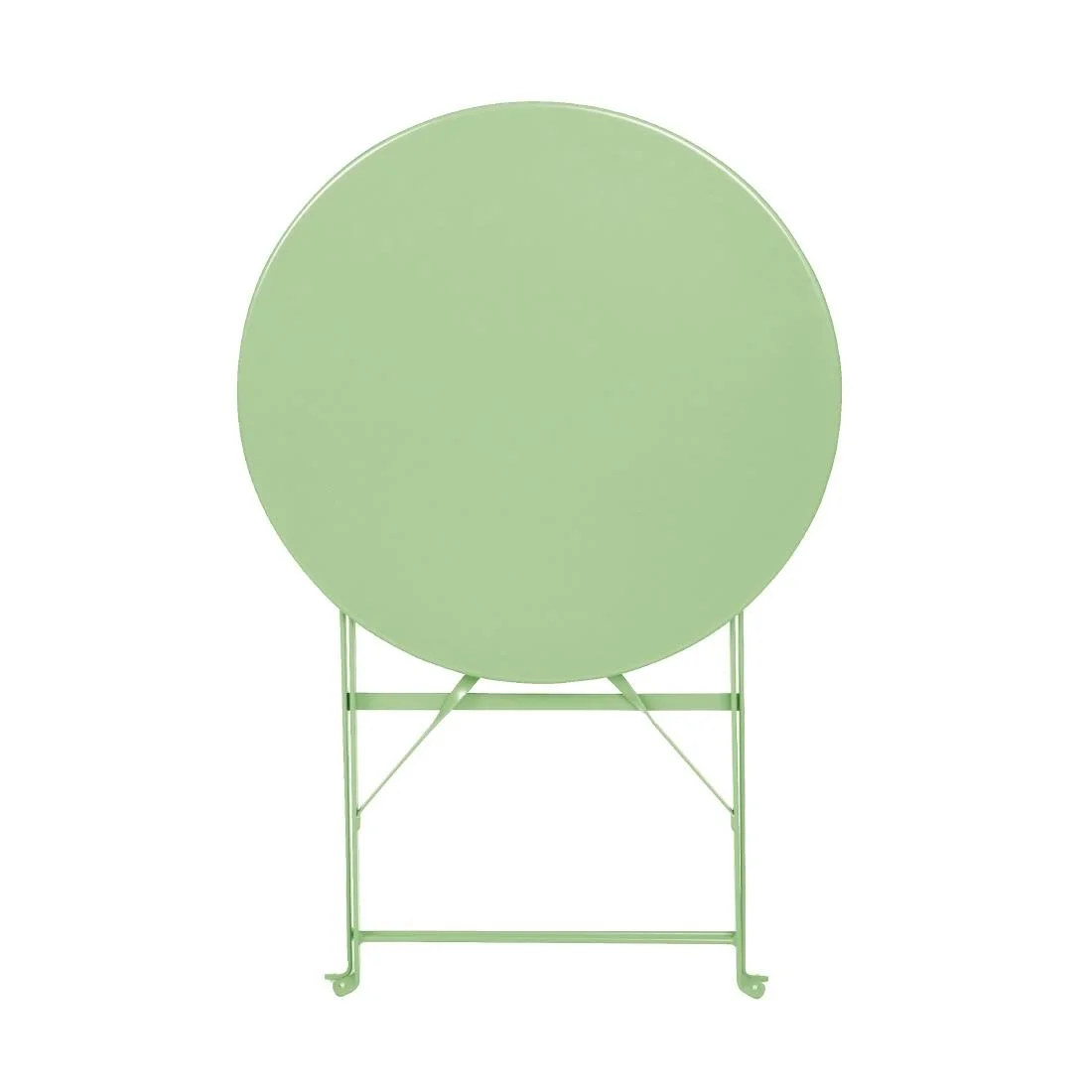 Bolero Perth Light Green Pavement Style Steel Table Round 600mm - Image 2