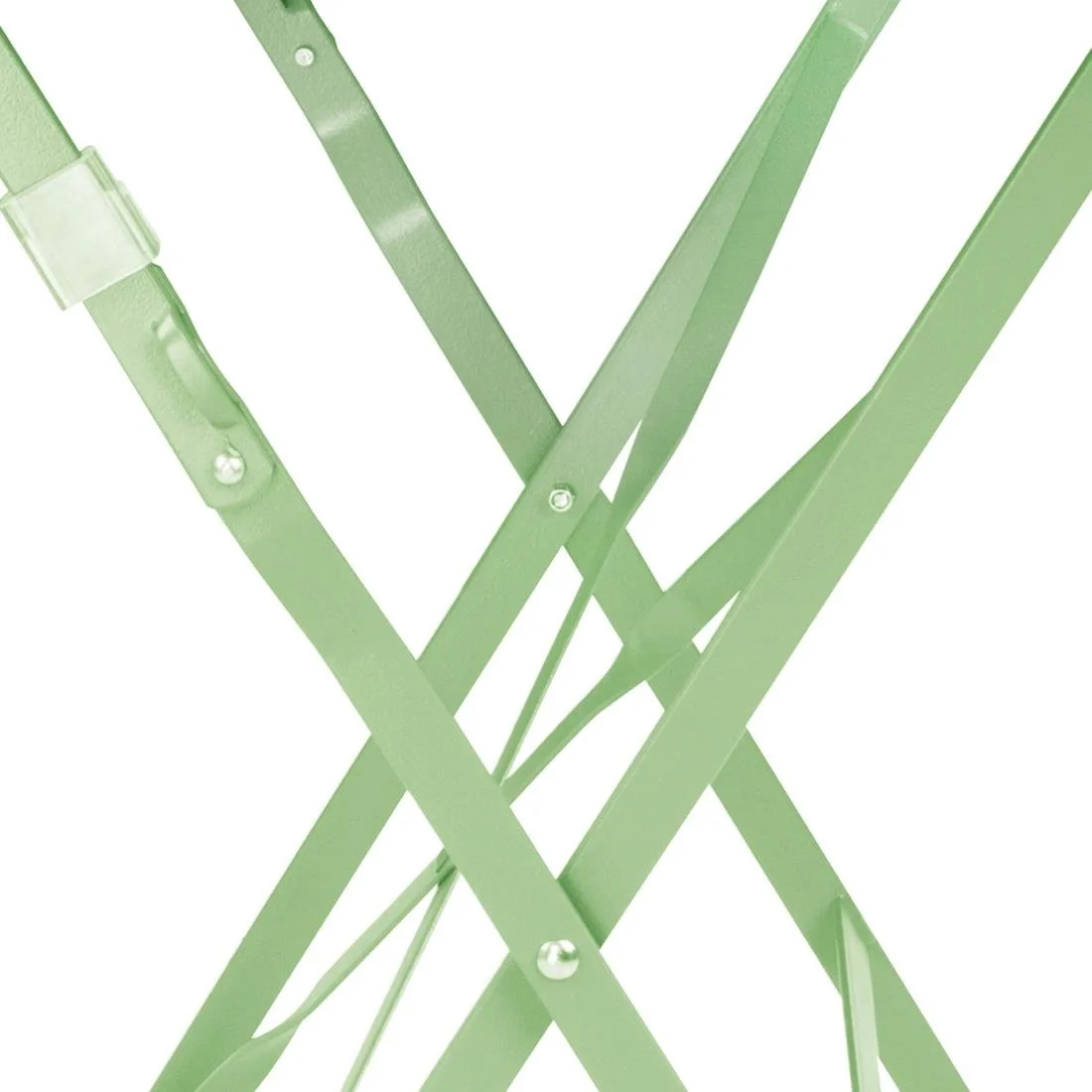 Bolero Perth Light Green Pavement Style Steel Table Round 600mm - Image 4