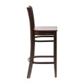 Manhattan Dark Walnut Bar Chair
