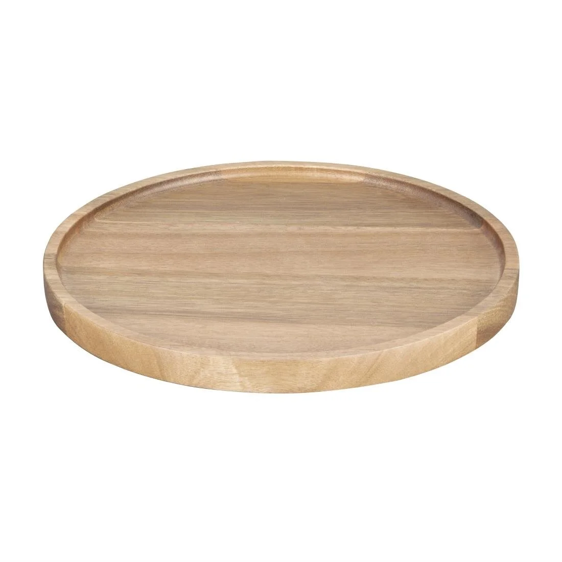 Olympia Acacia Round Plates 250mm - Image 1