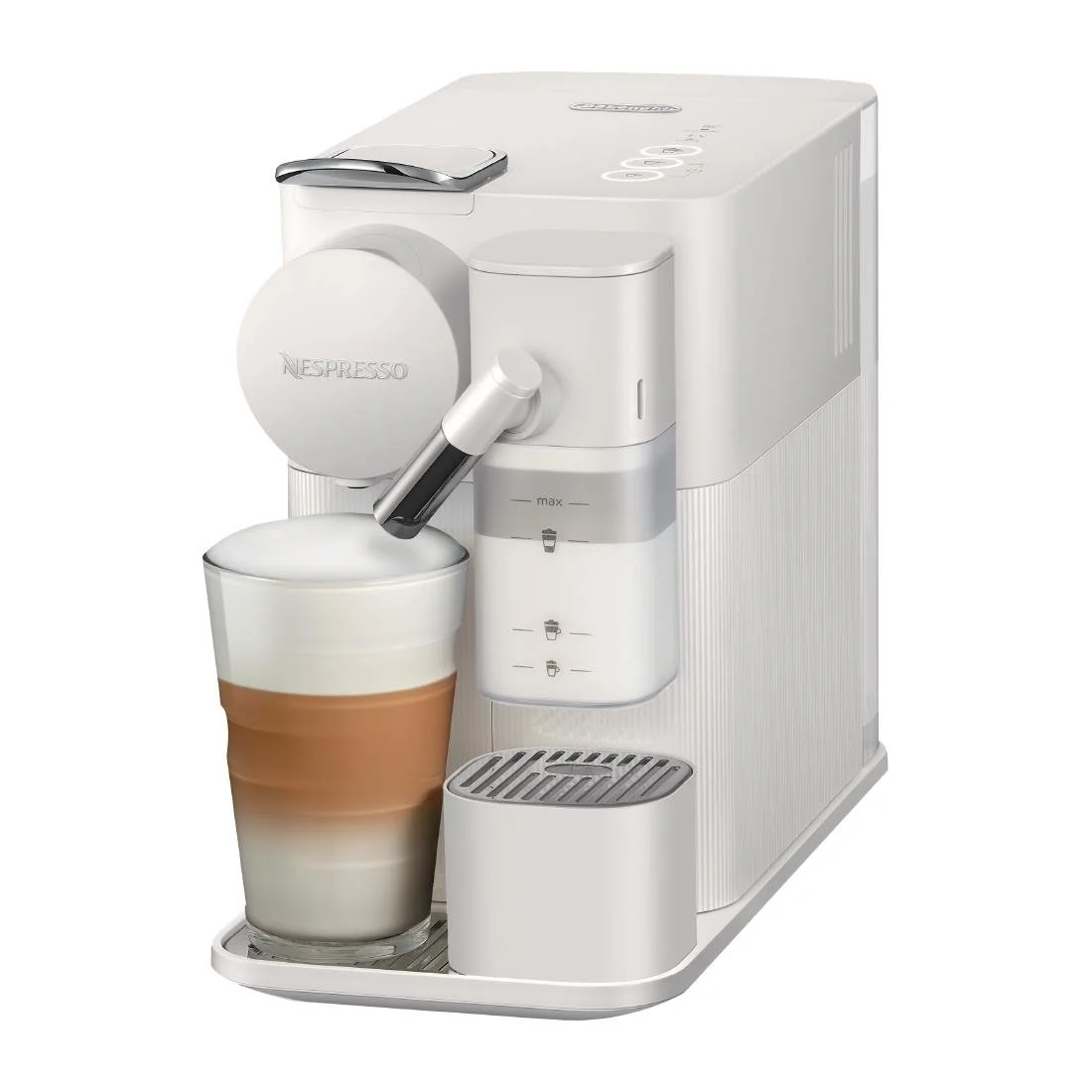 DeLonghi Nespresso Lattissima One Coffee Machine White - Image 1