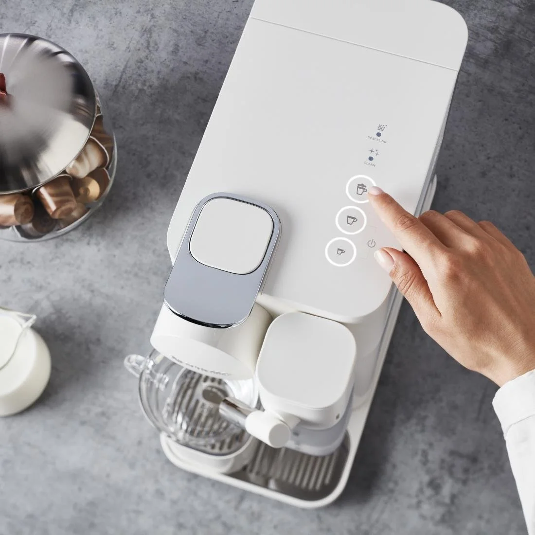 DeLonghi Nespresso Lattissima One Coffee Machine White - Image 5