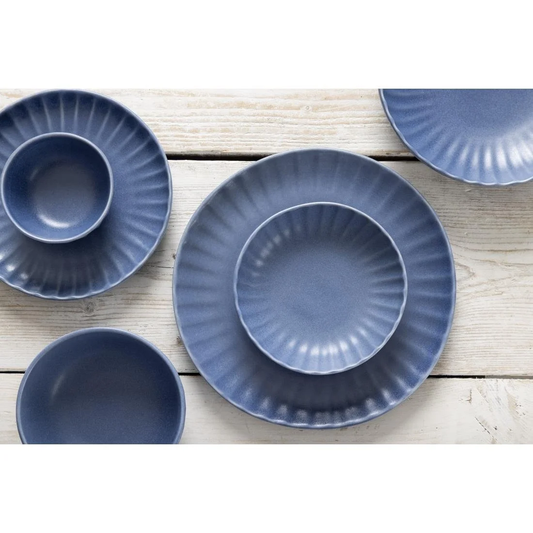 Olympia Corallite Plates Blue 280mm (6 Pack) - Image 9