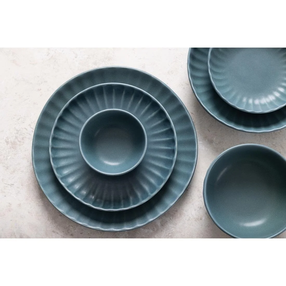 Olympia Corallite Plates Green 205mm (6 Pack) - Image 10