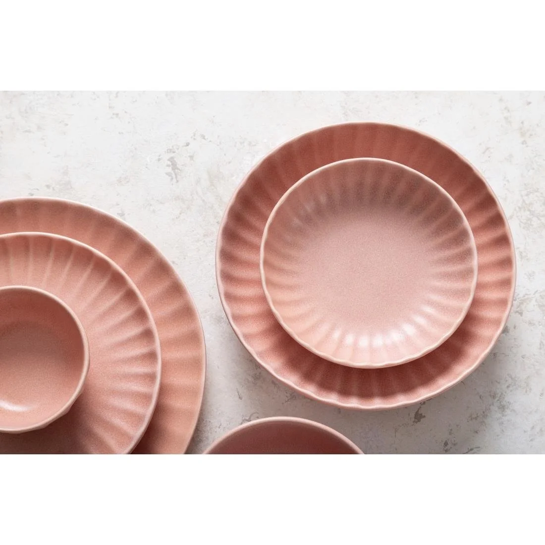 Olympia Corallite Deep Bowls Peach 150mm (6 Pack) - Image 10