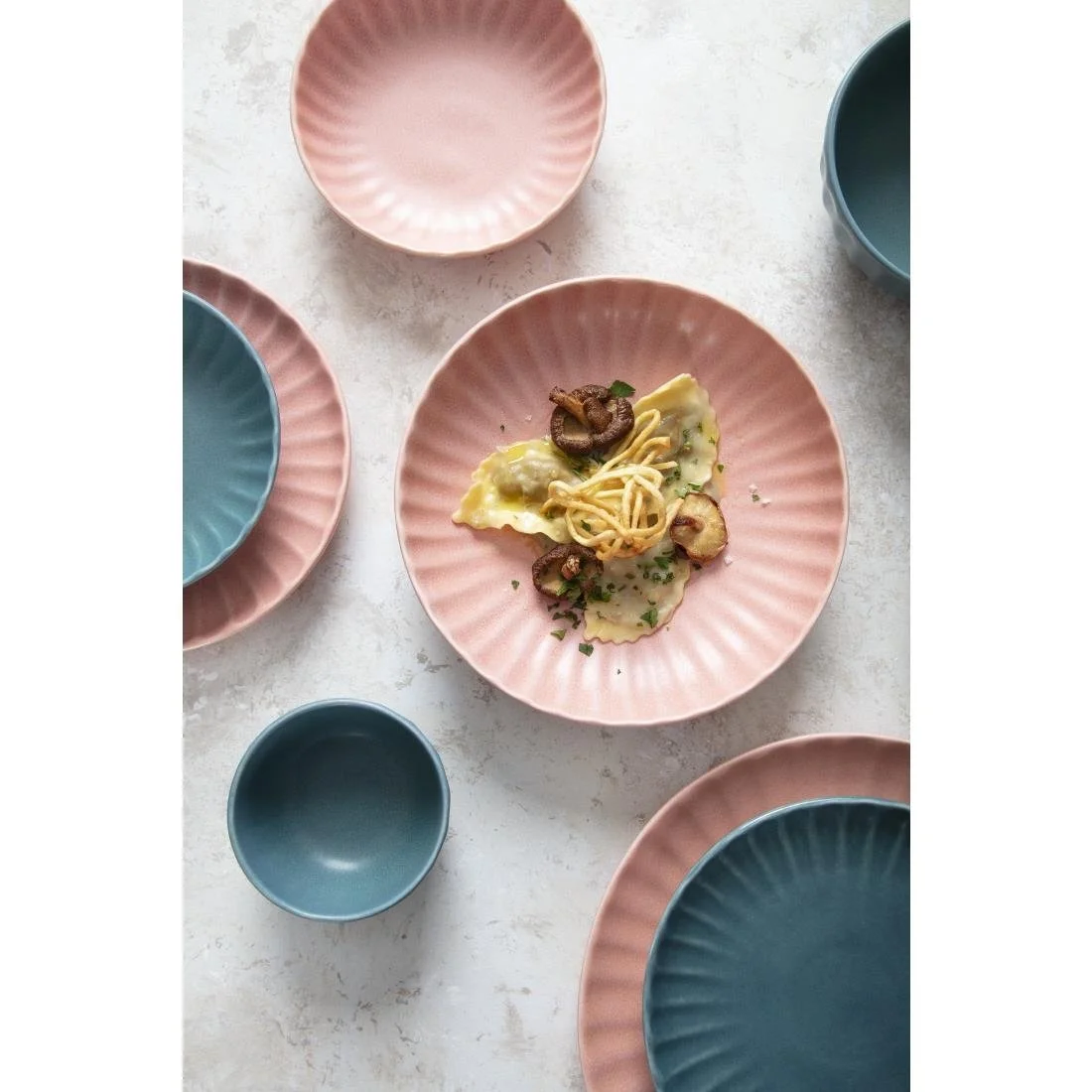 Olympia Corallite Coupe Bowls Peach 160mm (6 Pack) - Image 5