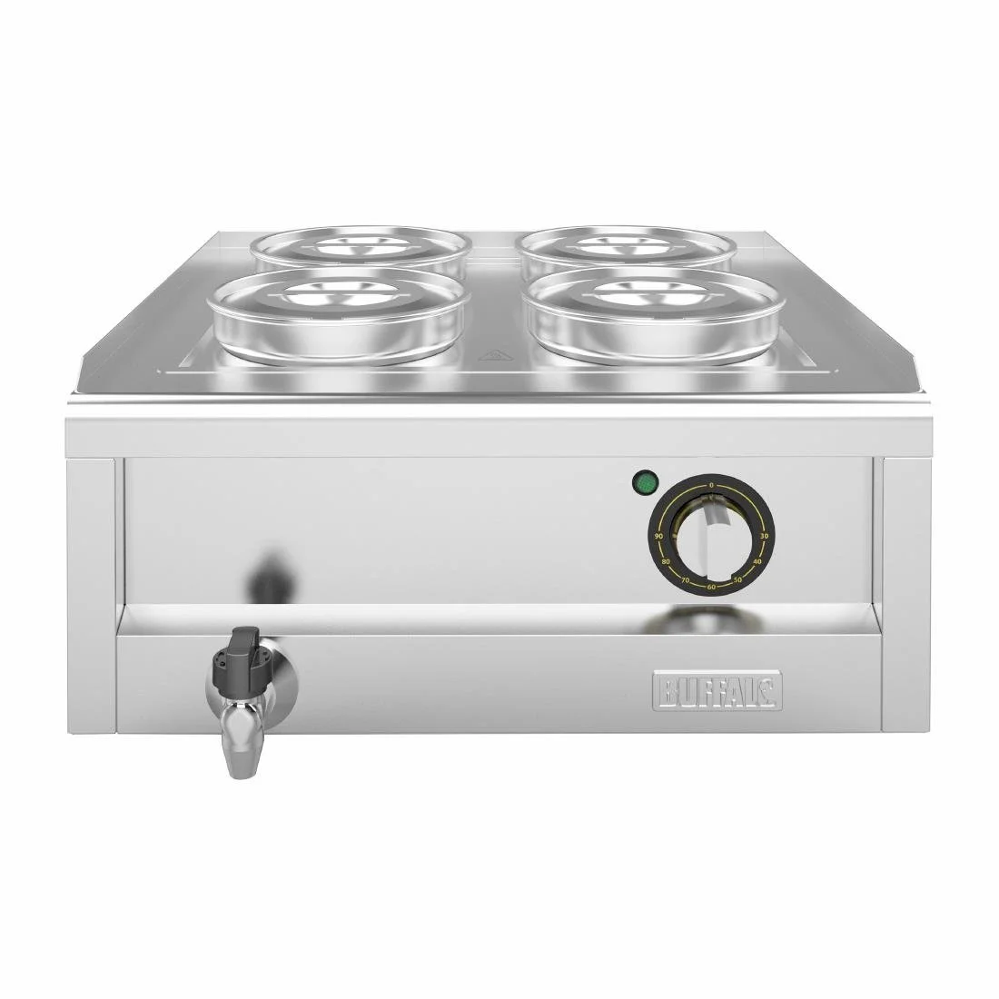 Buffalo 600 Series 4 Pot Bain Marie - Image 3