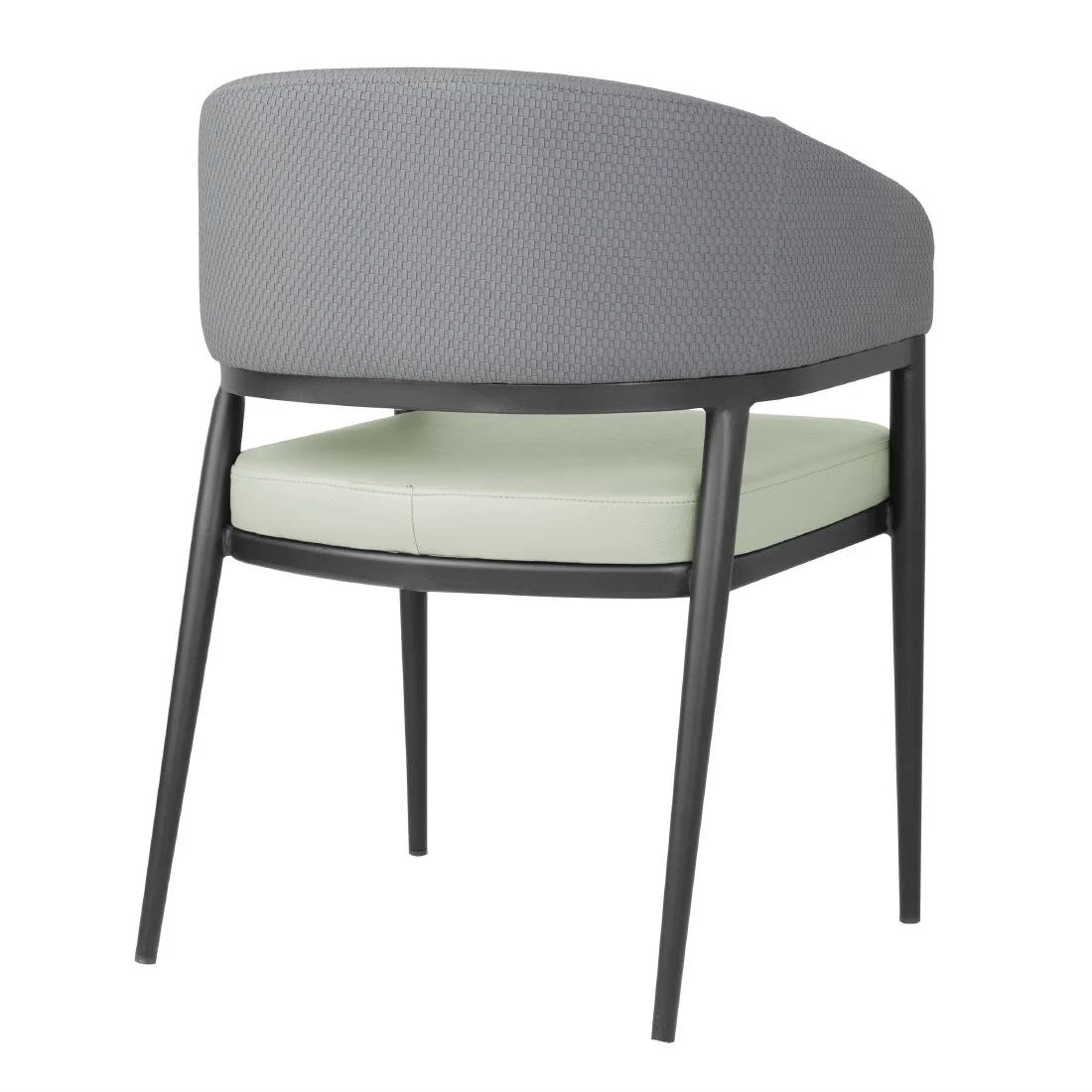 Bolero Meridian Interior Chairs - Pistachio Grey (2 Pack) - Image 3