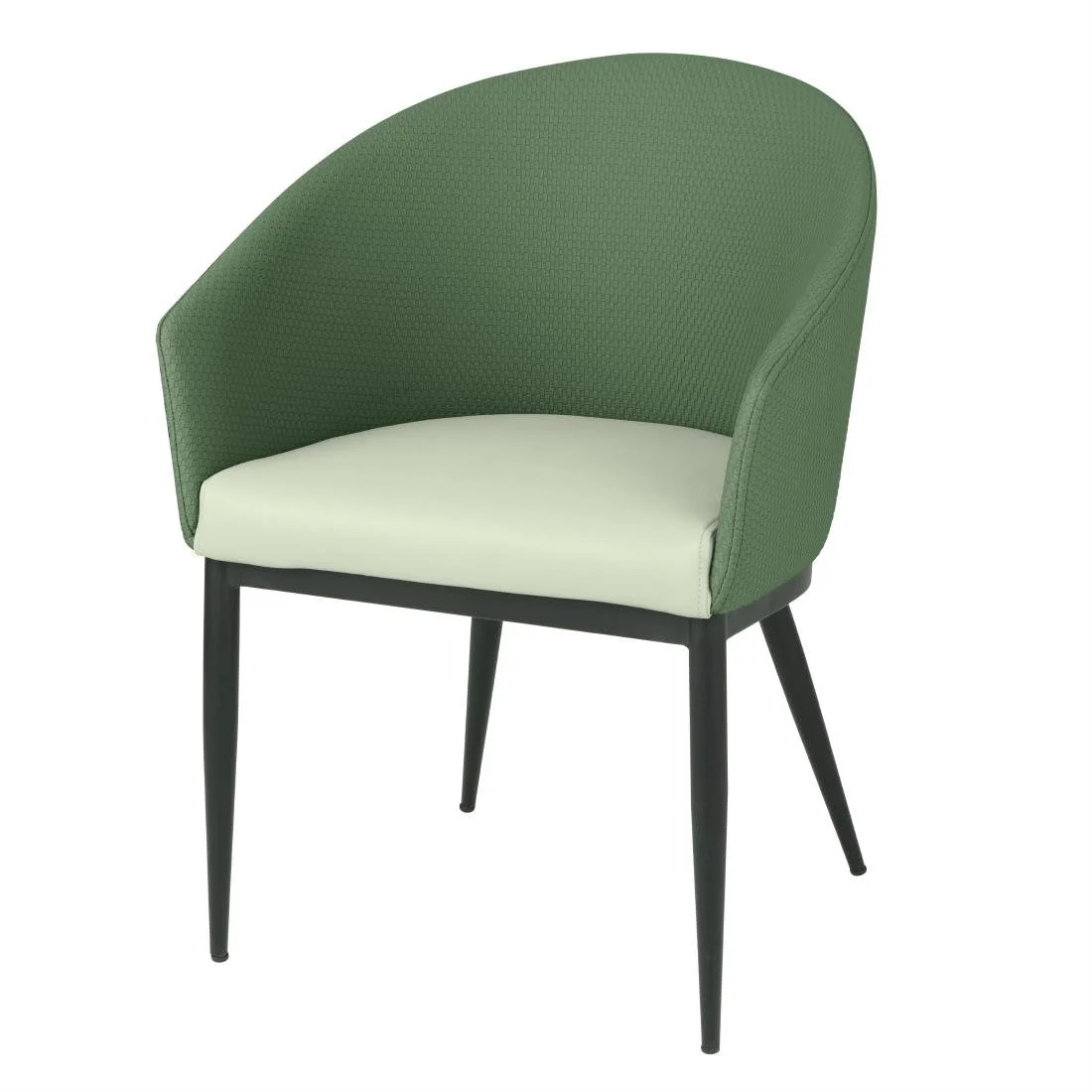 Bolero Sloane Interior Dining Chairs - Green Forest Mix (2 Pack) - Image 1