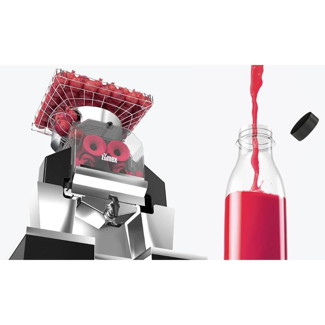 Zumex Speed Pomegranate All-In-One Wide Juicer Black 10007 - Image 3
