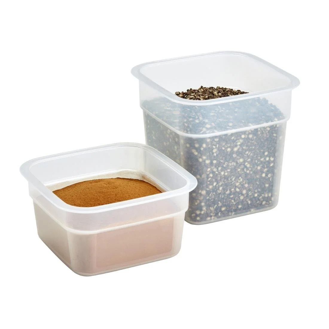 Cambro FreshPro Food Containers with Lid (2 x 0.95ltr and 2 x 0.47Ltr Pack) - Image 3