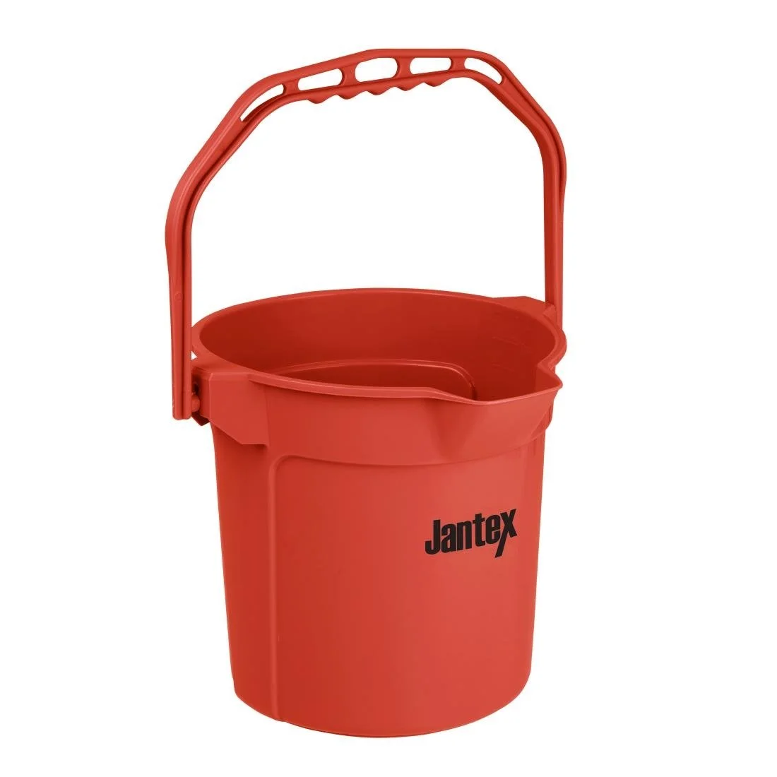 Jantex Red Graduated Bucket with Pouring Lip 10ltr - Image 2