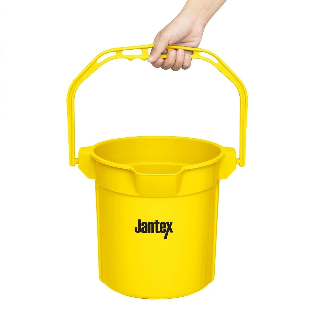 Jantex Yellow Graduated Bucket with Pouring Lip 10ltr - Image 5