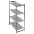 Cambro Camshelving Basics Plus 4 Tier Shelving Starter Unit 1630 x 460mm - Image 1