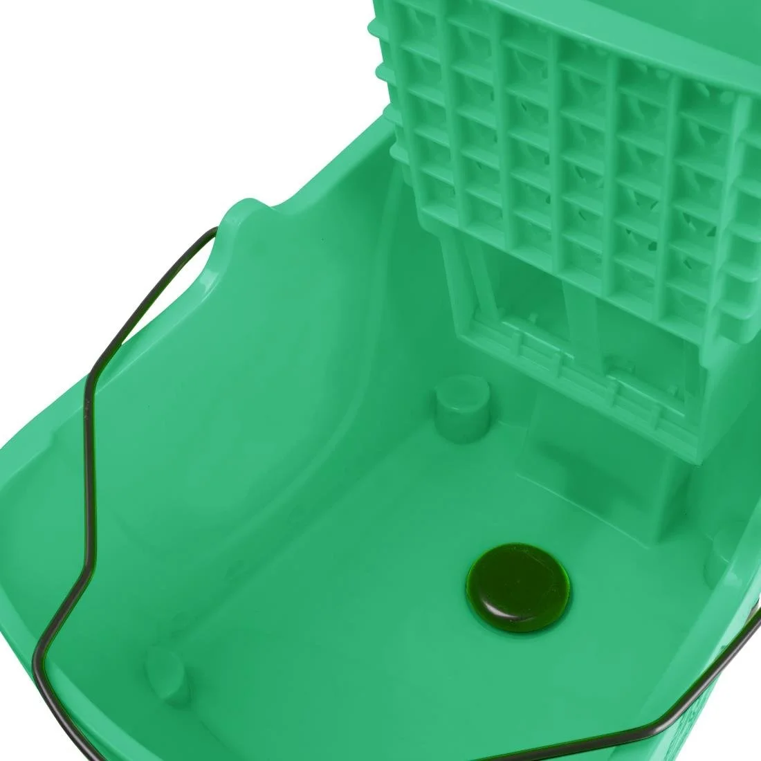 Jantex 25Ltr Mop Bucket with Foot Pedal Release Green - Image 4