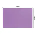 Hygiplas Low Density Antibacterial Purple Chopping Board 450x300x10mm - Image 4