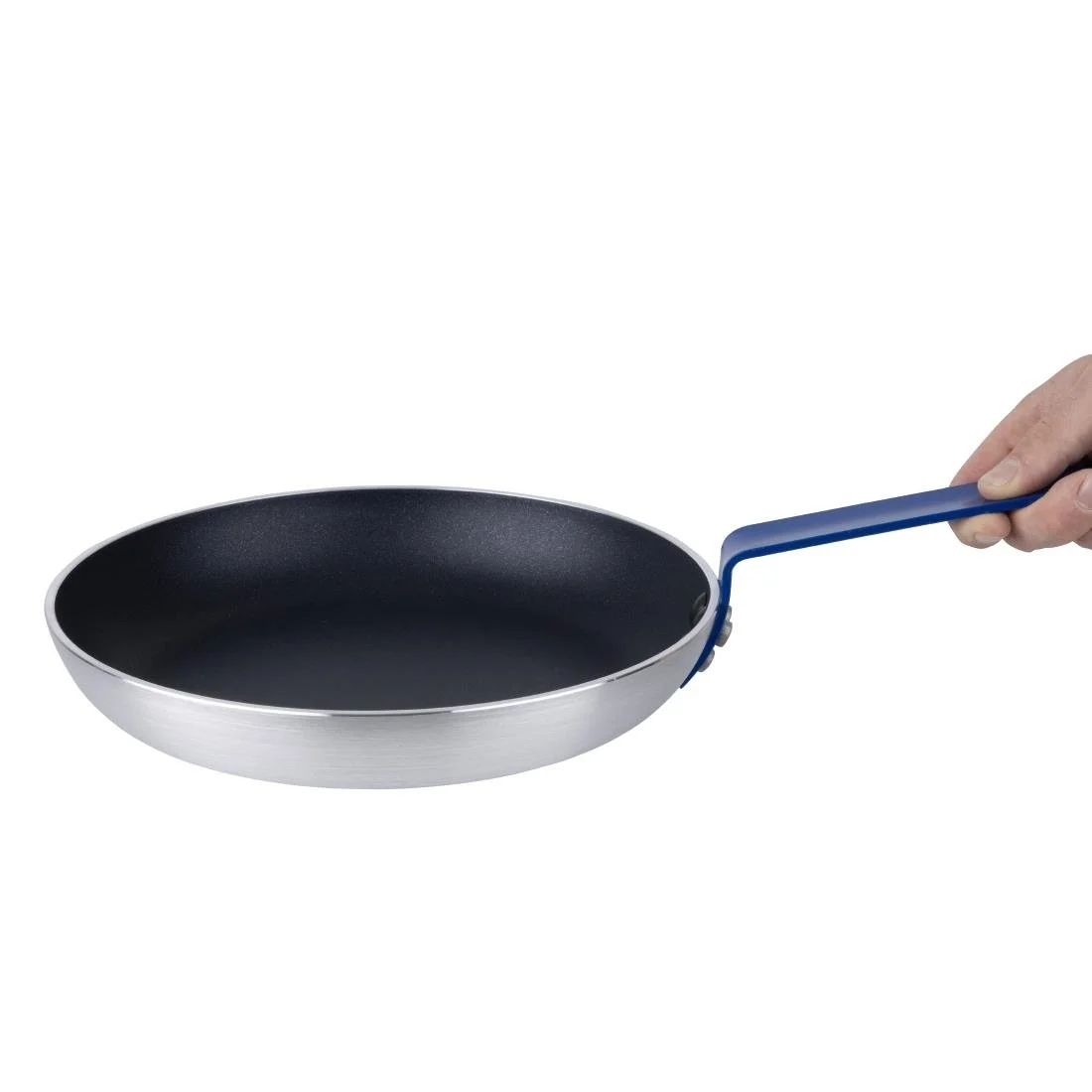 Hygiplas Aluminium Non-stick Teflon Platinum Plus Frying Pan Blue 28cm - Image 6