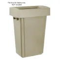 Jantex Slim Bin Beige 60Ltr - Image 4