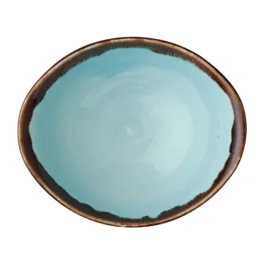 Dudson Harvest Deep Bowls Turquoise 200mm (6 Pack)
