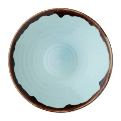 Dudson Harvest Organic Coupe Bowls Turquoise 210mm (12 Pack)