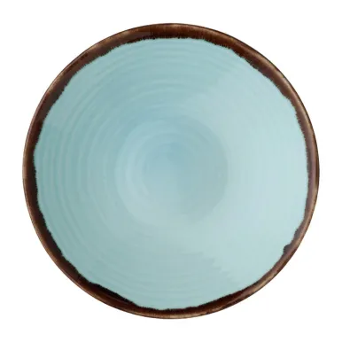 Dudson Harvest Organic Coupe Bowls Turquoise 250mm (12 Pack)