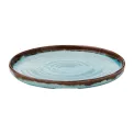 Dudson Harvest Walled Plates Turquoise 260mm (6 Pack) - Image 2