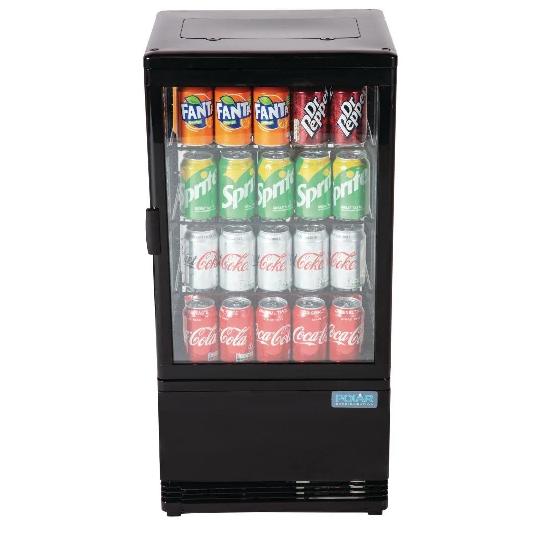Polar C-Series Energy Efficient Display Fridge Black 68Ltr - Image 9