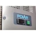 Polar 2 Door Counter Fridge 228Ltr