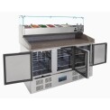 Polar Refrigerated Pizza and Salad Prep Counter 368Ltr