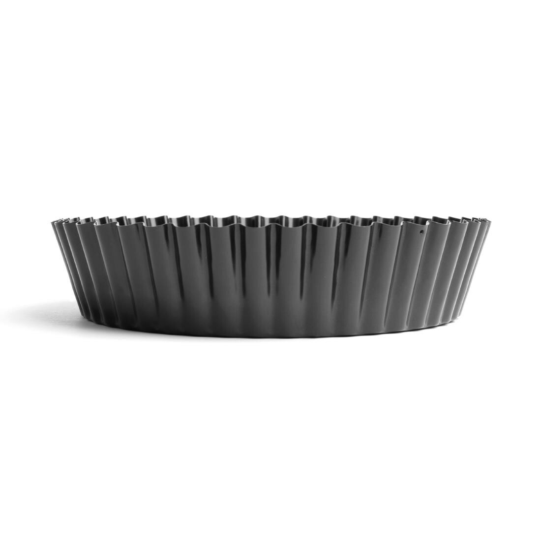 Vogue Non-Stick Deep Fluted Quiche Tin 25cm