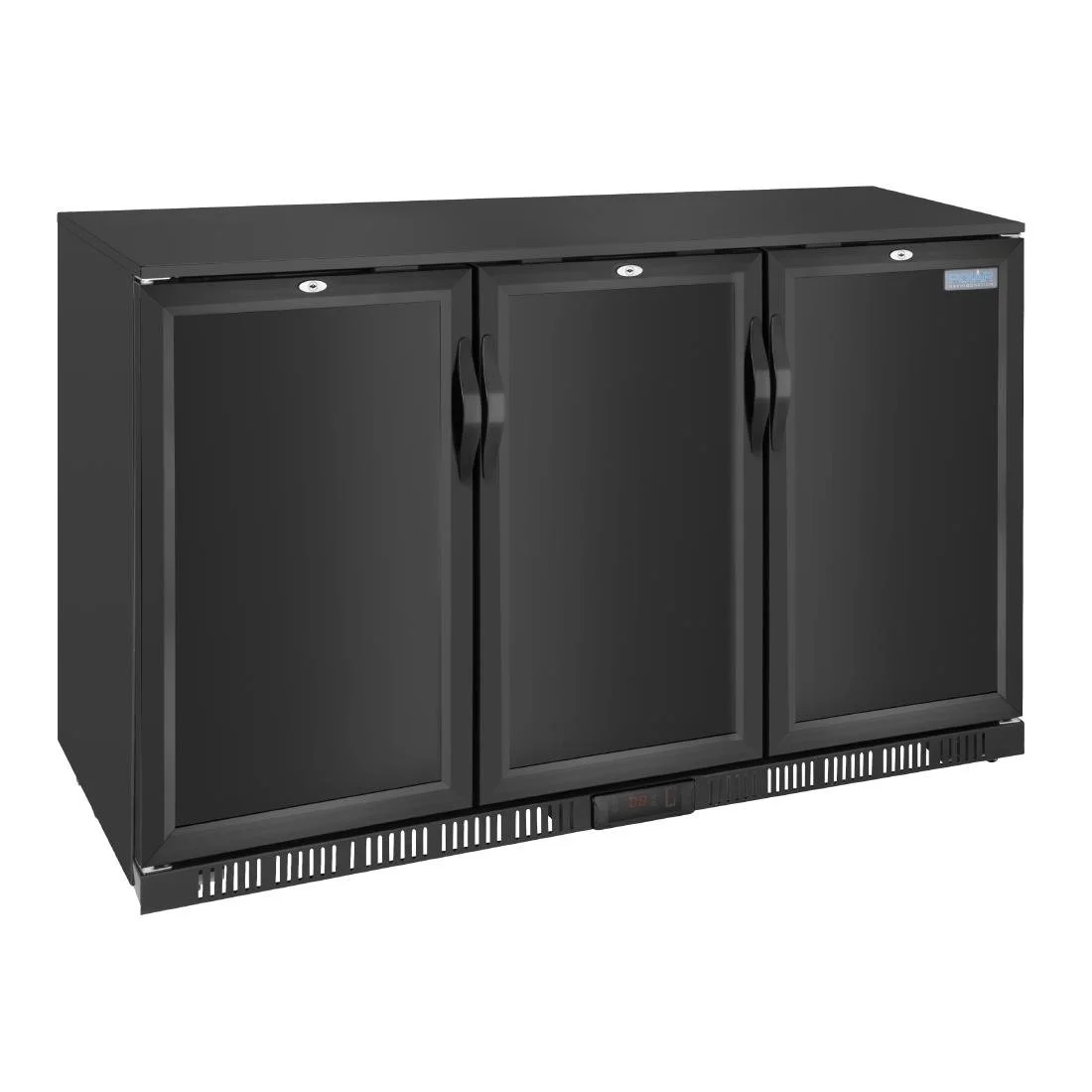 Polar G-series 850mm Triple Door Back Bar Cooler Solid Door 320 Ltr - Image 1