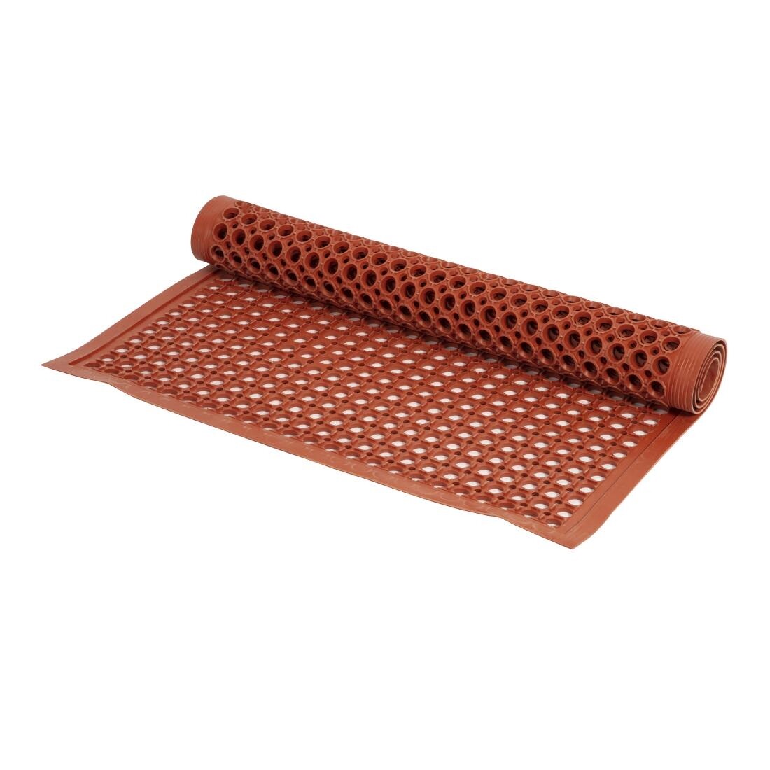 Jantex Rubber Anti Fatigue Mat Red