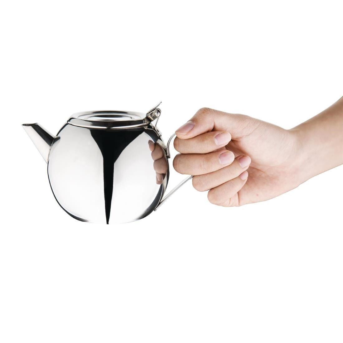 Olympia Stacking Teapot Stainless Steel