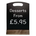 Olympia Freestanding Table Top Blackboard 225 x 150mm