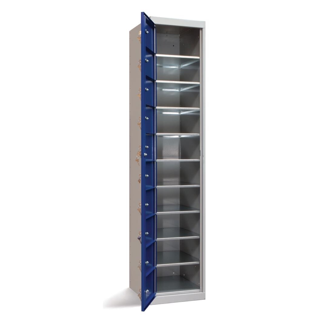 Garment 10 Door Dispensing Locker Flat Top