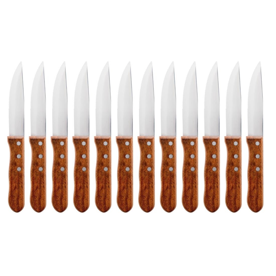 Jumbo Steak Knives Rosewood Handle 250mm