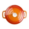 Vogue Orange Round Casserole Dish 4Ltr