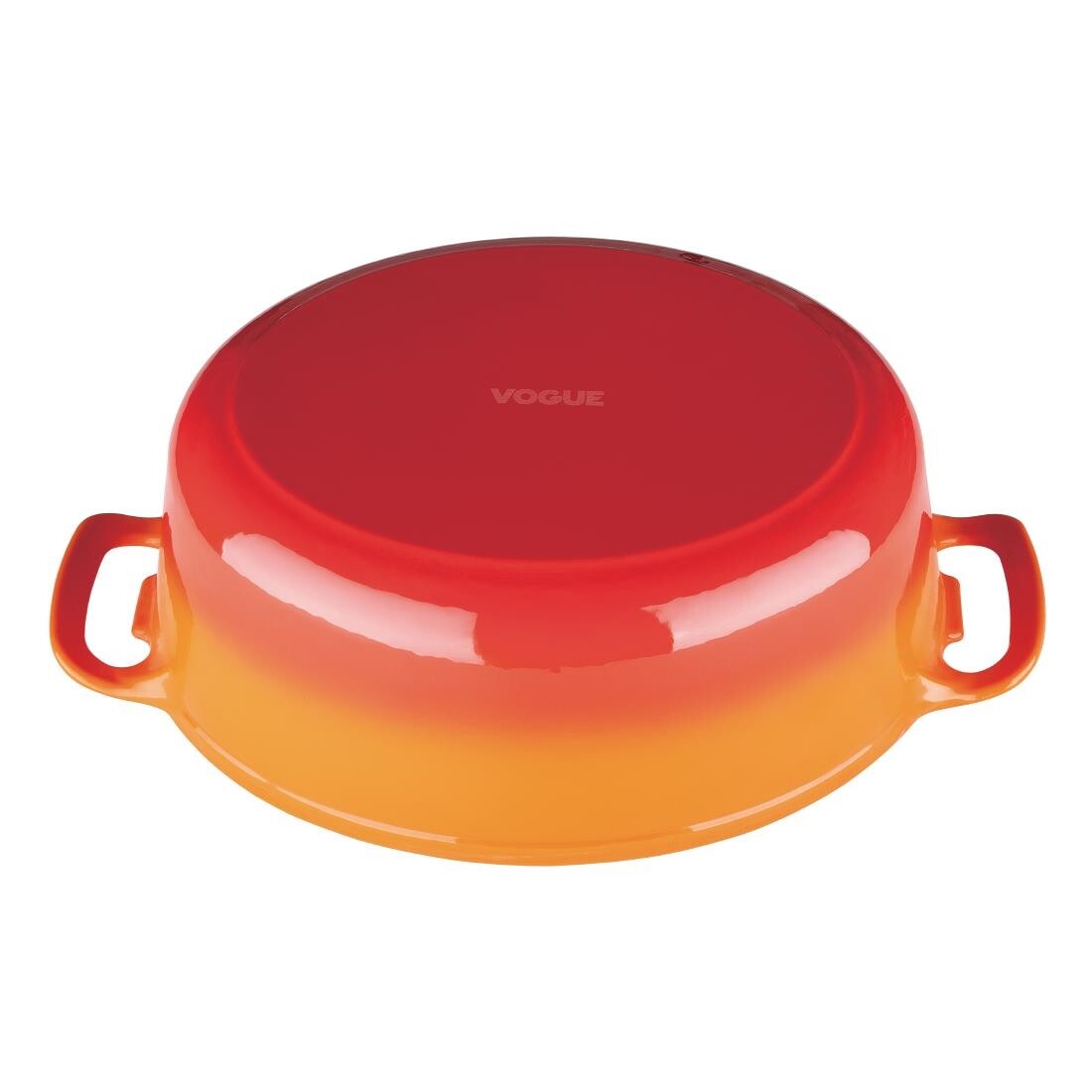 Vogue Orange Oval Casserole Dish 6Ltr