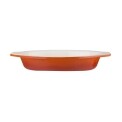 Vogue Orange Oval Cast Iron Gratin 650ml
