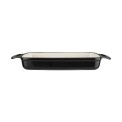 Vogue Black Rectangular Cast Iron Dish 2.8Ltr