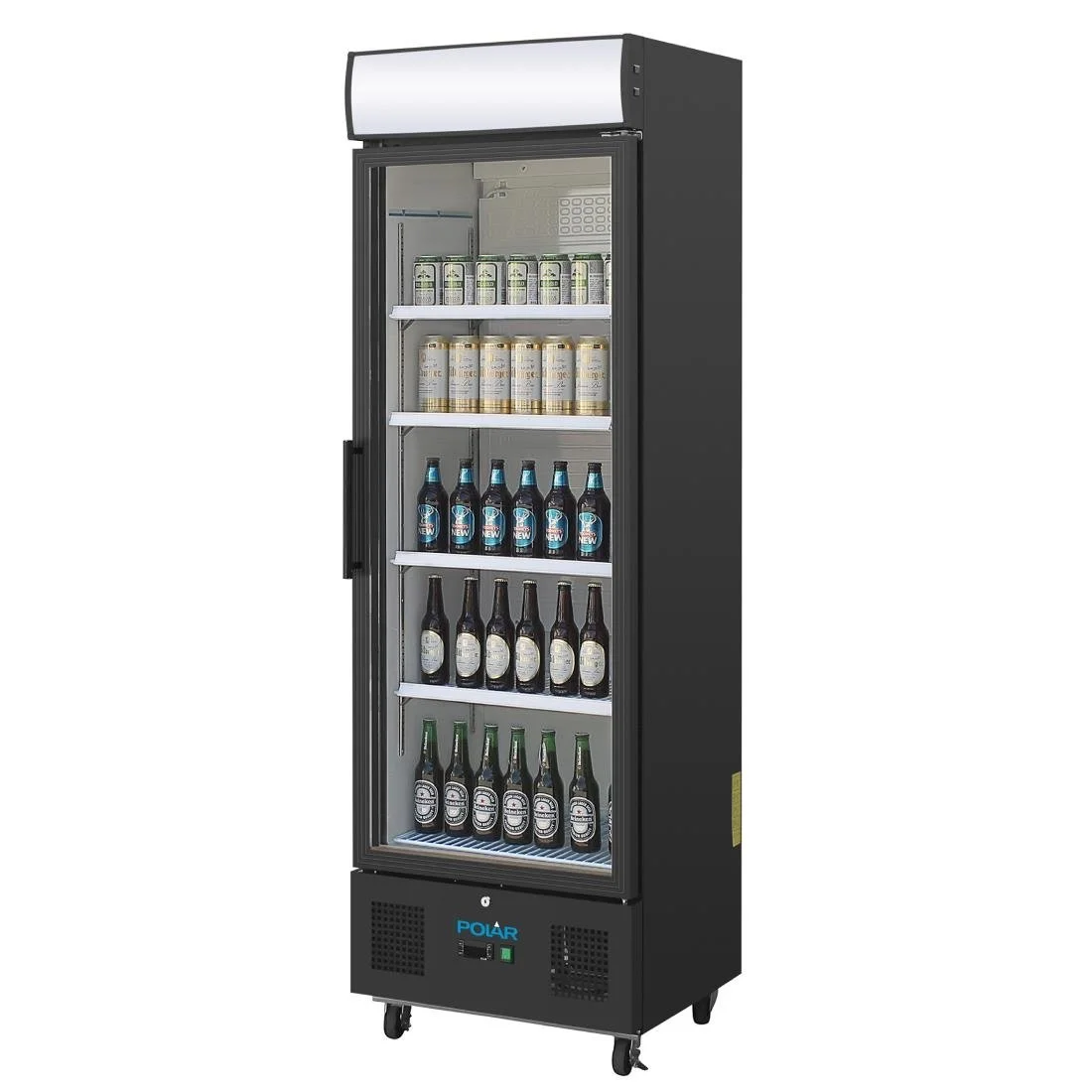 Polar G-Series Upright Display Fridge 368Ltr Black - Image 4