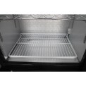 Polar Upright Back Bar Cooler with Hinged Door in Black 307Ltr